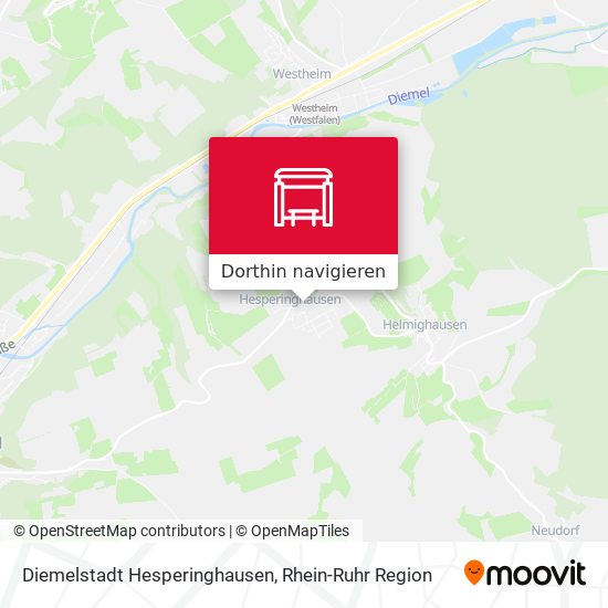 Diemelstadt Hesperinghausen Karte