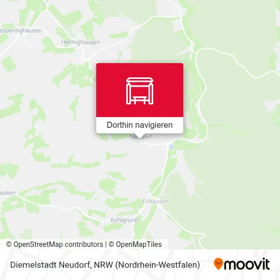 Diemelstadt Neudorf Karte
