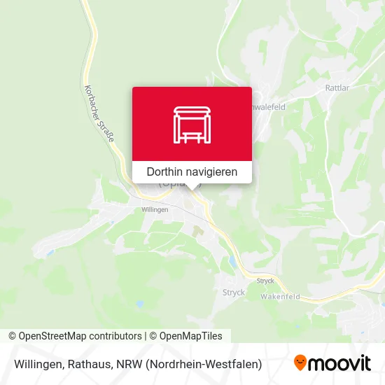 Willingen, Rathaus Karte