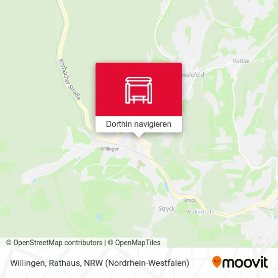 Willingen, Rathaus Karte