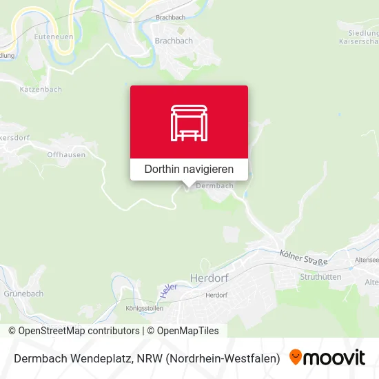 Dermbach Wendeplatz Karte