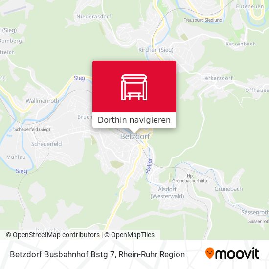 Betzdorf Busbahnhof Bstg 7 Karte