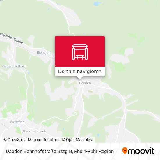 Daaden Bahnhofstraße Bstg B Karte