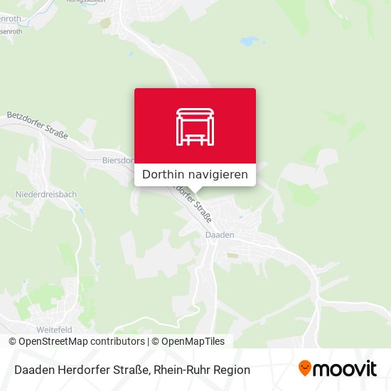 Daaden Herdorfer Straße Karte