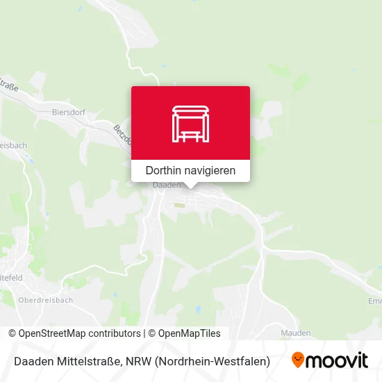 Daaden Mittelstraße Karte