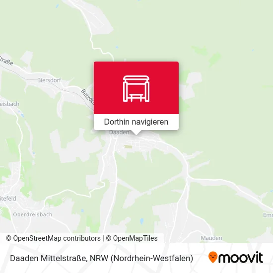 Daaden Mittelstraße Karte
