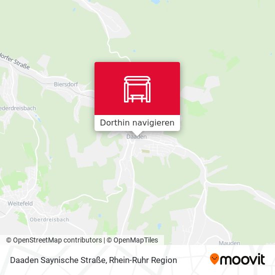 Daaden Saynische Straße Karte
