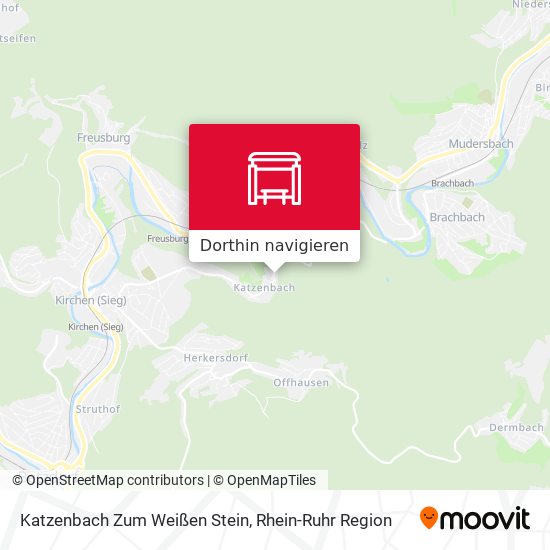 Katzenbach Zum Weißen Stein Karte