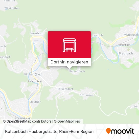Katzenbach Haubergstraße Karte