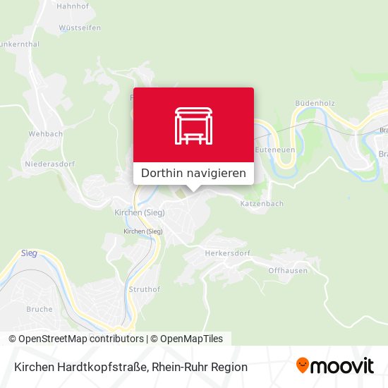Kirchen Hardtkopfstraße Karte