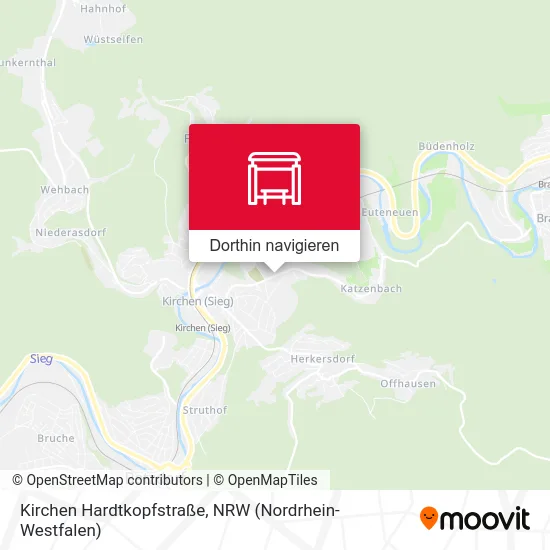 Kirchen Hardtkopfstraße Karte