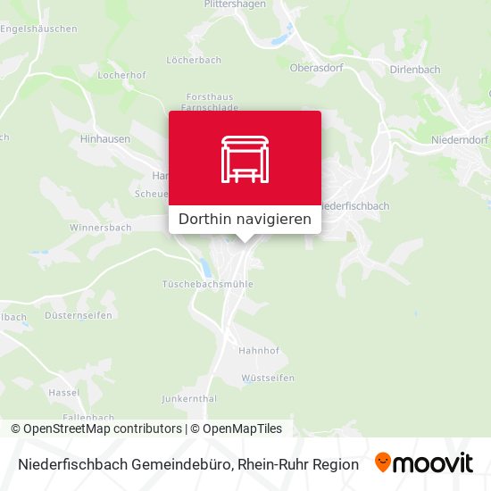 Niederfischbach Gemeindebüro Karte