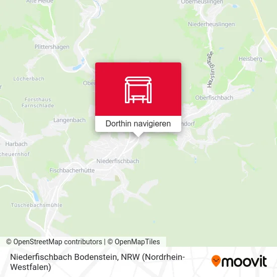 Niederfischbach Bodenstein Karte