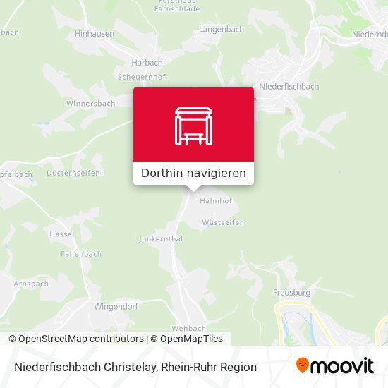 Niederfischbach Christelay Karte