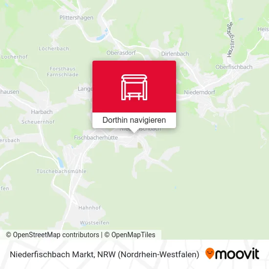 Niederfischbach Markt Karte