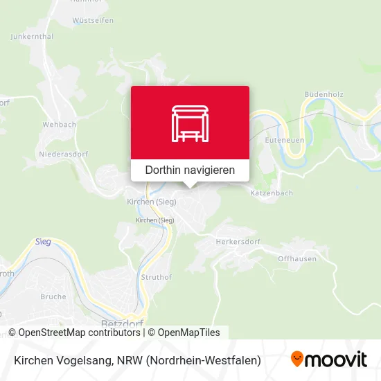 Kirchen Vogelsang Karte