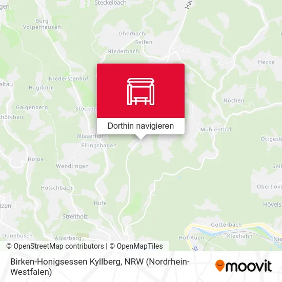 Birken-Honigsessen Kyllberg Karte