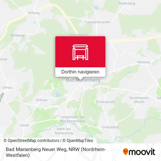 Bad Marienberg Neuer Weg Karte