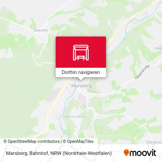 Marsberg, Bahnhof Karte