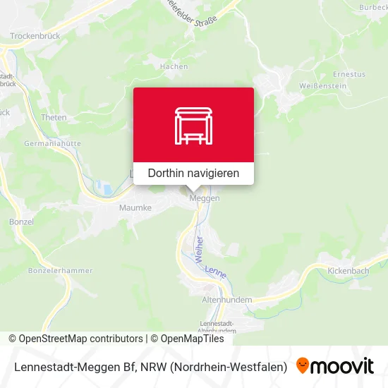 Lennestadt-Meggen Bf Karte