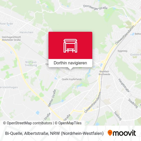 Bi-Quelle, Albertstraße Karte