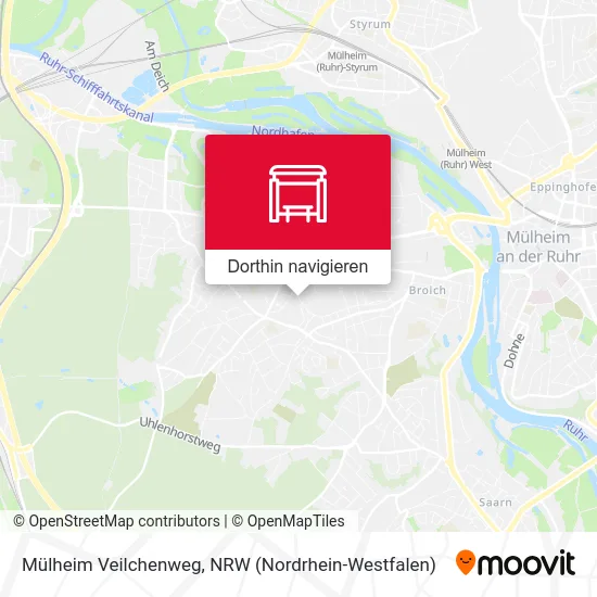 Mülheim Veilchenweg Karte