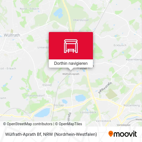 Wülfrath-Aprath Bf Karte