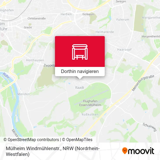 Mülheim Windmühlenstr. Karte
