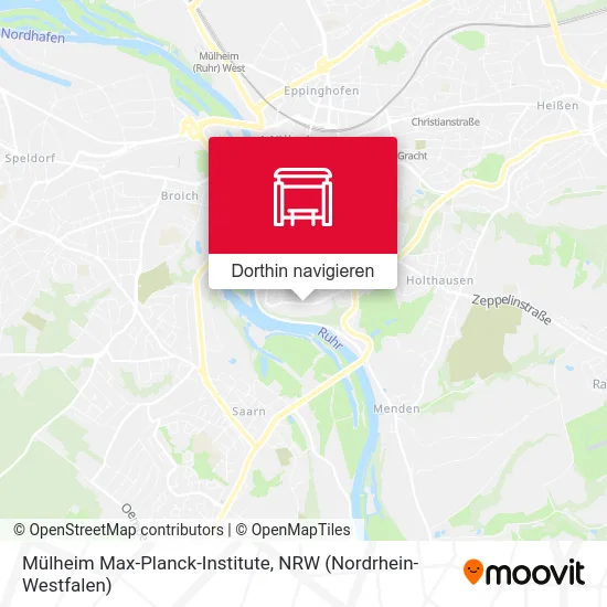 Mülheim Max-Planck-Institute Karte