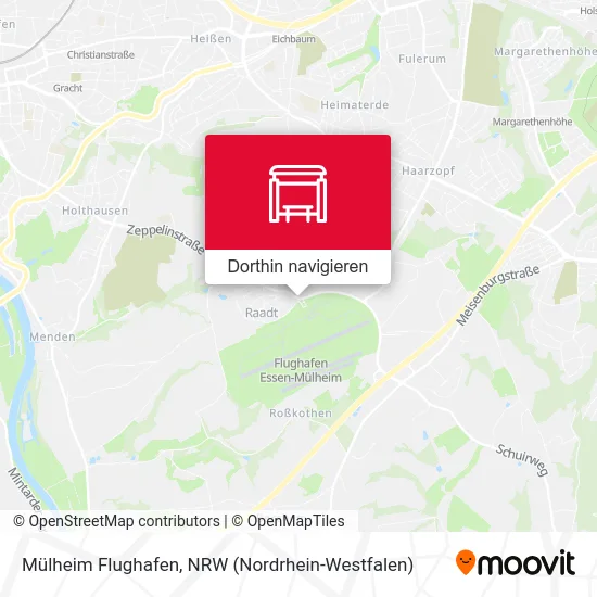 Mülheim Flughafen Karte