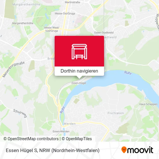Essen Hügel S Karte