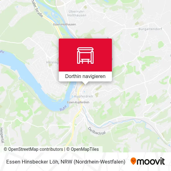 Essen Hinsbecker Löh Karte