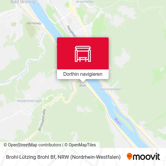 Brohl-Lützing Brohl Bf Karte