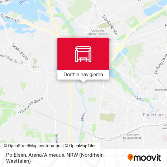 Pb-Elsen, Arena/Almeaue Karte