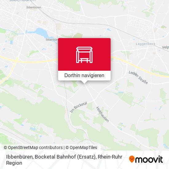 Ibbenbüren, Bocketal Bahnhof (Ersatz) Karte