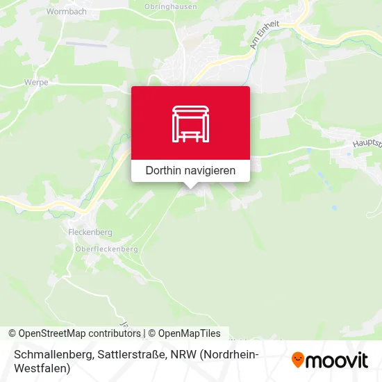 Schmallenberg, Sattlerstraße Karte