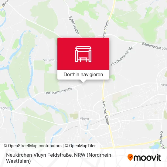 Neukirchen-Vluyn Feldstraße Karte