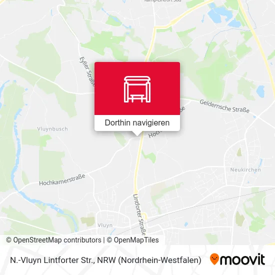 N.-Vluyn Lintforter Str. Karte