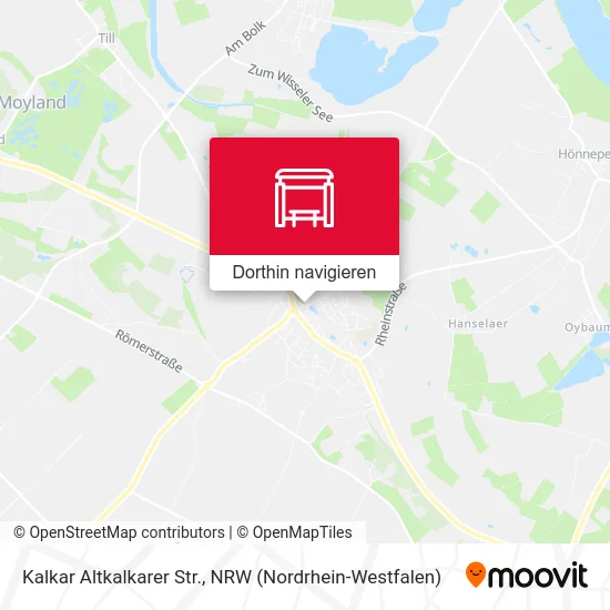 Kalkar Altkalkarer Str. Karte