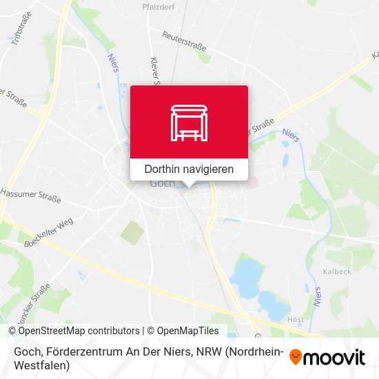 Goch, Förderzentrum An Der Niers Karte