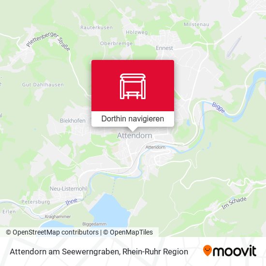 Attendorn am Seewerngraben Karte