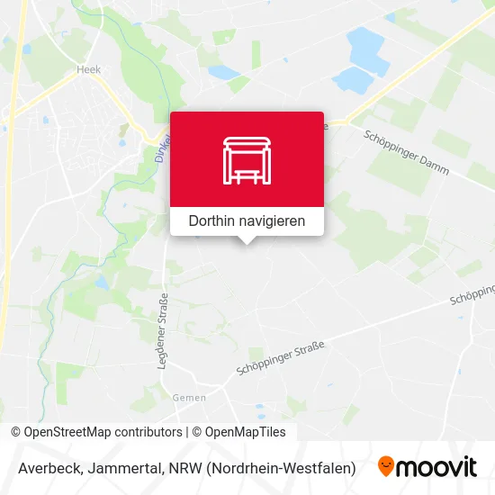 Averbeck, Jammertal Karte