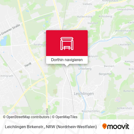 Leichlingen Birkenstr. Karte