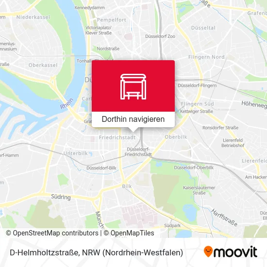 D-Helmholtzstraße Karte