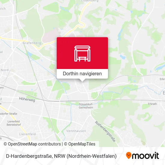 D-Hardenbergstraße Karte
