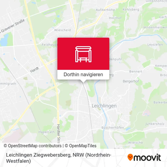 Leichlingen Ziegwebersberg Karte