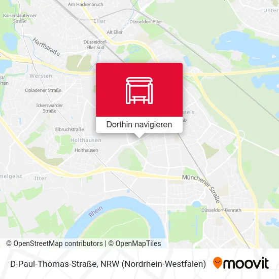 D-Paul-Thomas-Straße Karte