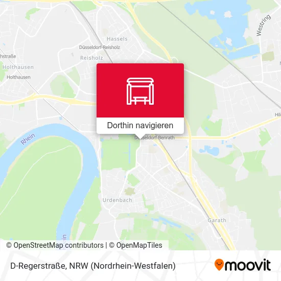 D-Regerstraße Karte