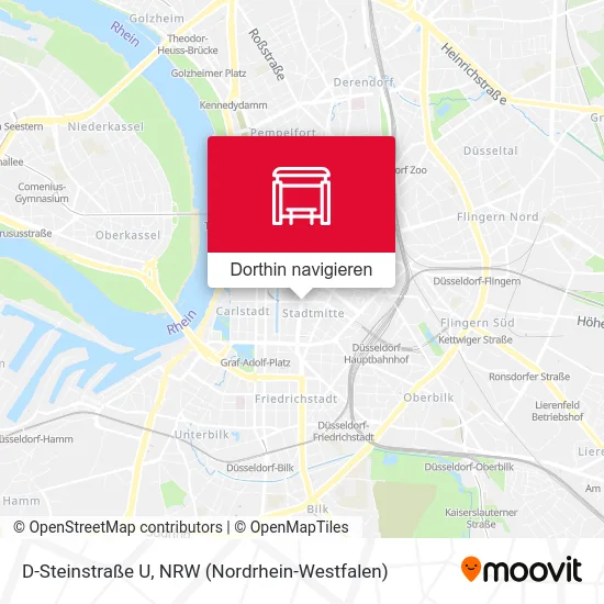 D-Steinstraße U Karte