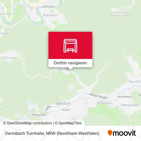 Dermbach Turnhalle Karte